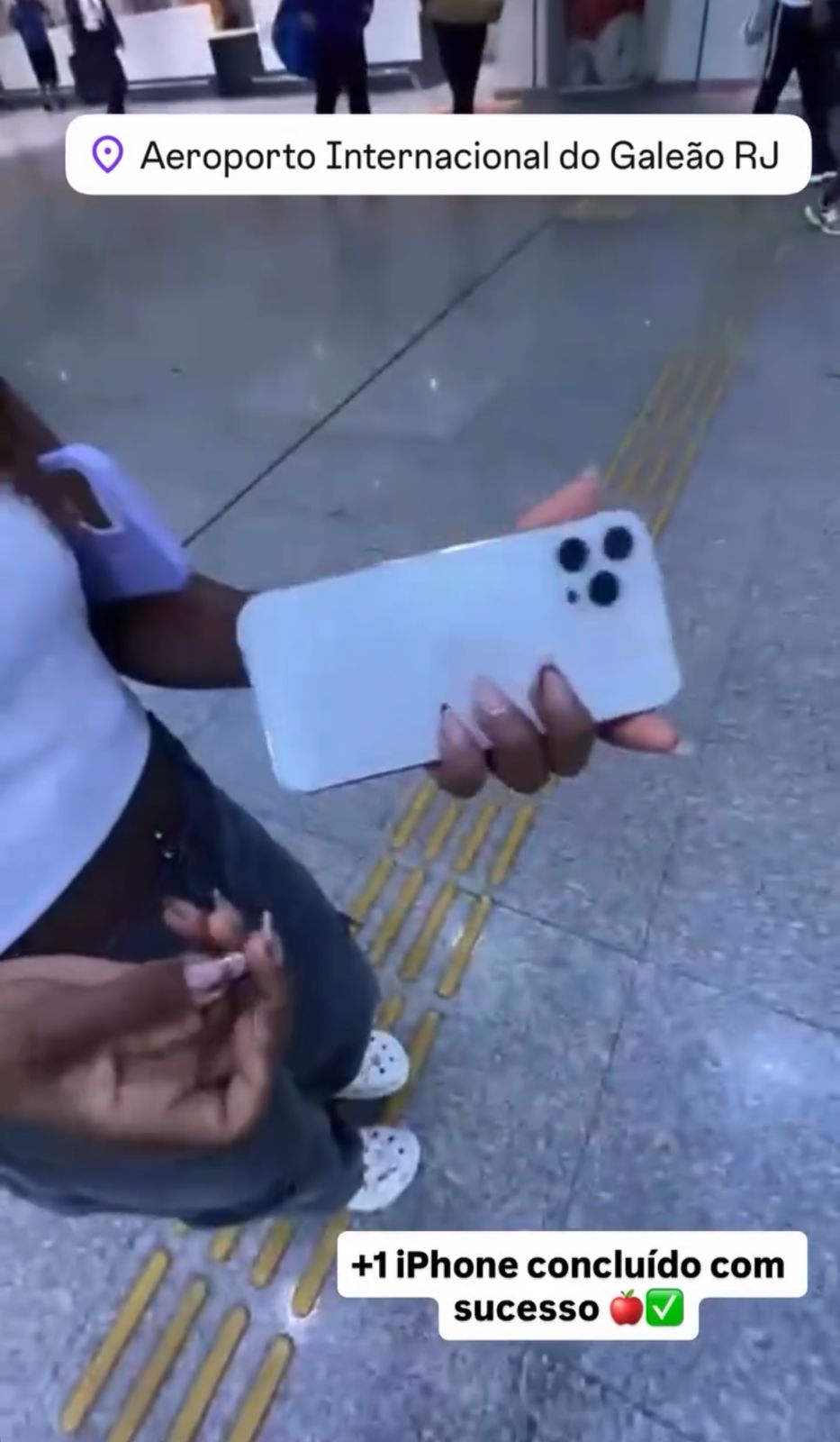 Celular após manutenção